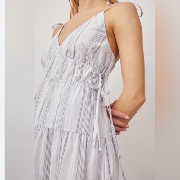 Rails - Julia West Seaport Stripe Midi  Dress Women’s  Size M - Picture 5 of 13
